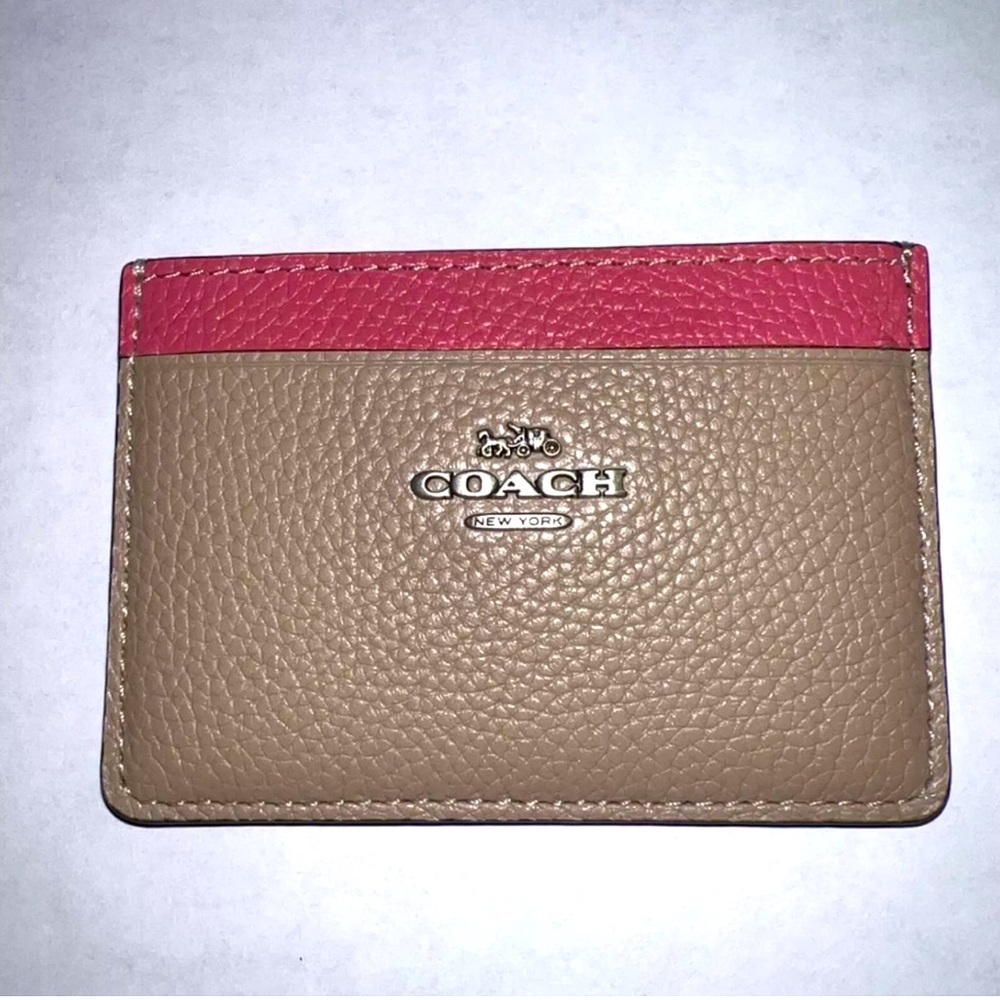 NWT Coach Card Case